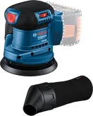 Bosch 185-LI 隨機軌道砂光機，附除塵過濾器。