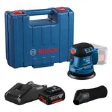 Bosch 185-LI 隨機軌道打磨機套件。