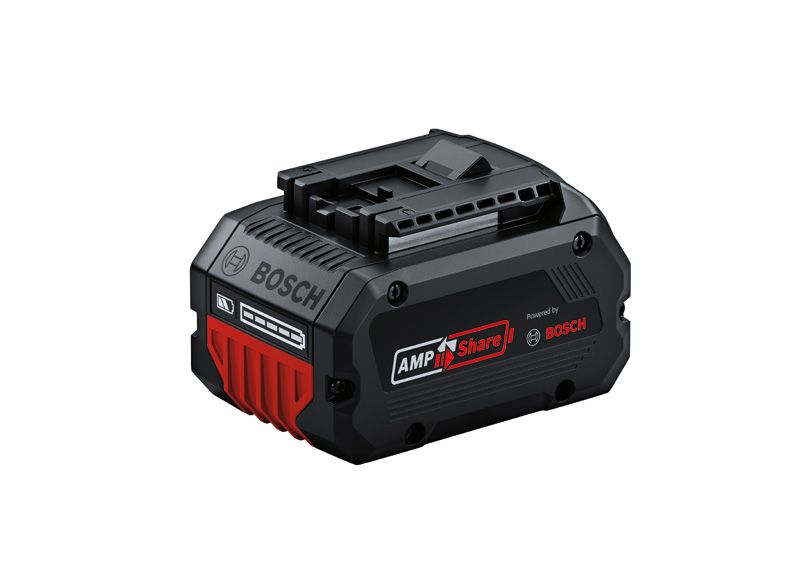 ProCORE18V 8.0Ah 採用 AMPShare 技術的Bosch ProCore 18V 電池。.