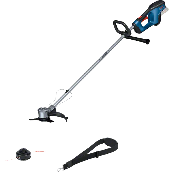 Bosch 18V-23 無線草坪修剪機，附皮帶。.