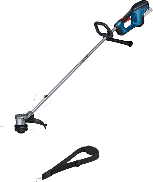 Bosch 18V-33 無線草坪修剪機，附綁帶。.