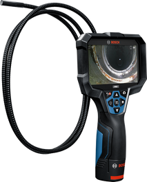 Bosch GIC 12V-5-27 C inspection camera with 5-inch display.