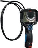 Bosch GIC 12V-5-27 C inspection camera with 5-inch display.