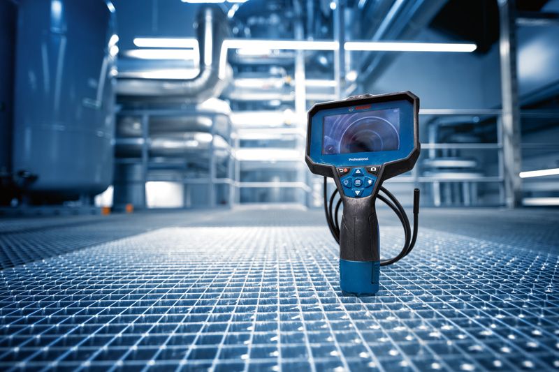 Industrial inspection camera displayed.