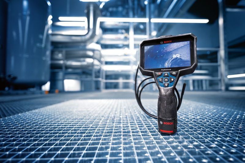 Industrial inspection camera displayed.