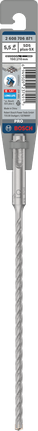 PRO SDS plus-5X 四溝鎚鑽鑽頭,5.5 x 150 x 210 mm PRO SDS plus-5X 四溝鎚鑽鑽頭,5.5 x 150 x 210 mm