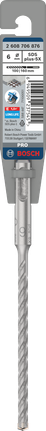 PRO SDS plus-5X 四溝鎚鑽鑽頭,6 x 100 x 160 mm PRO SDS plus-5X 四溝鎚鑽鑽頭,6 x 100 x 160 mm