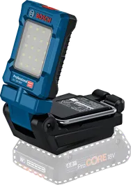 Bosch 18V-800 無線 LED 工作燈。
