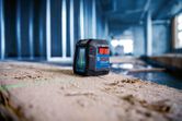 建築工地上的雷射水平儀。