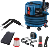 BoschGAS 18V-12 無線乾濕兩用吸塵器，附配件。