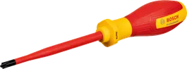 帶有絕緣手柄的BoschVDE 螺絲起子。.