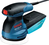 Bosch 125-1 AE 隨機軌道砂光機，附微過濾器。