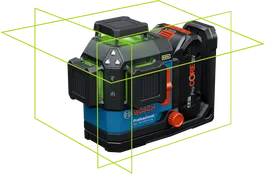 Bosch 18V-120-33 CG 線雷射水平儀。