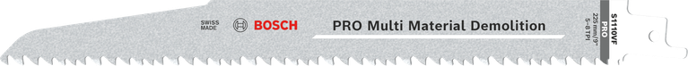 Bosch PRO 多材料拆除 S1110VF 刀片，Vario 齒形。.