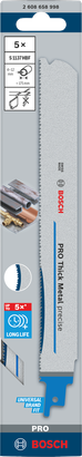 Bosch PRO 厚金屬 S1137HBF 鋸片 5 件