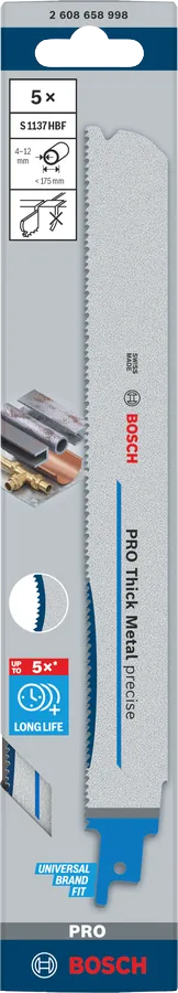 PRO Thick Metal precise S1137HBF 軍刀鋸片