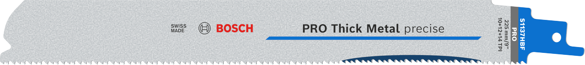 Bosch PRO Thick Metal 精密 S1137HBF 刀片用於切割厚金屬。.