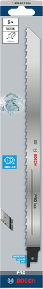 Bosch Ice S1211K 往復鋸片 5 片裝。