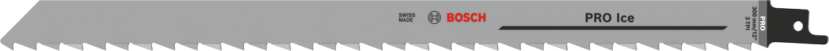 Bosch PRO Ice S1211K 刀片採用恆定齒設計。.