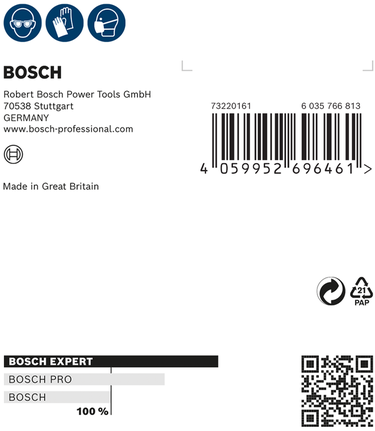 EXPERT W480 Web 1/4 手動砂紙,115 x 140 mm,G180 BoschEXPERT W480 1/4 手磨砂紙.