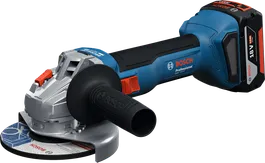 Bosch 18V-8 無線角磨機，4Ah 電池。.