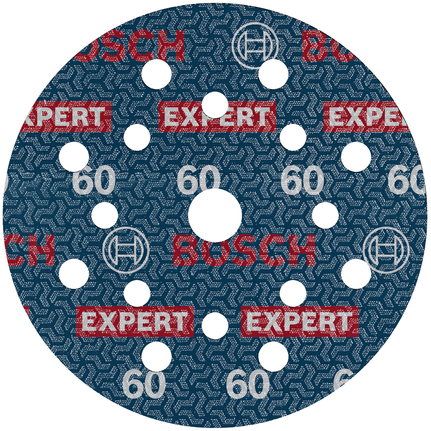 EXPERT O780 箔砂磨砂輪片,125 mm,G60 BoschEXPERT O780 箔砂輪片 125 毫米 粒度 60。.