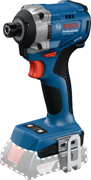 Bosch 18V-215 無線衝擊起子，附長鑽頭支架。.