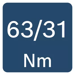  扭力63/31 Nm