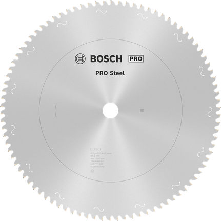 PRO Steel 鋼材圓鋸片,有線,355 x 2.2 x 25.4 mm,T90 Bosch鋼圓鋸片 355mm T90 HLTCG。.