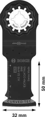 Bosch PRO AIZ 32 APIB 切入式刀片，32x50 mm。