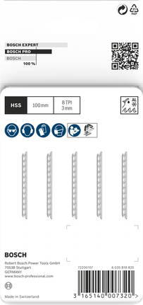 PRO Alu curve T227D 專業鋁材曲線切割款線鋸片,100 mm,5 件組 Bosch鋁製曲線 T227D 曲線鋸刀片 100 mm 5 件.