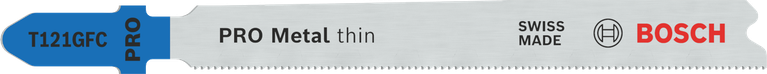 適用於金屬的Bosch PRO Metal 薄型 T121GFC 曲線鋸刀片。.