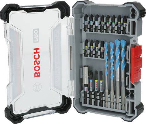 PRO Impact 抗衝擊混合套裝,20 件 Bosch PRO Impact 混合套裝 20 件,含各種鑽頭。.
