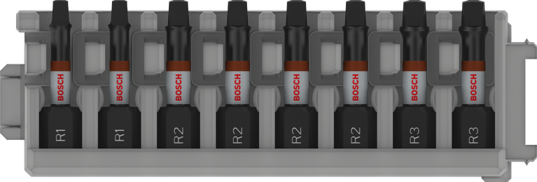 Bosch PRO R 衝擊鑽頭套裝 R1 R2 R3 55 毫米 8 個。.