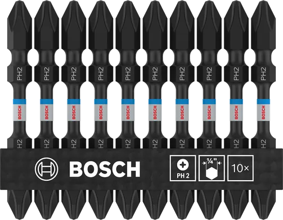 Bosch PRO 軟木和不銹鋼 PH2 雙頭鑽頭，10 個裝。.