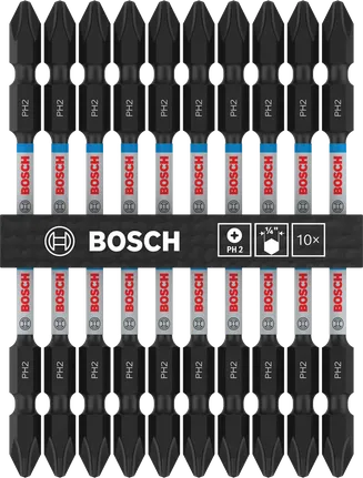 Bosch PRO 軟木和不銹鋼衝擊鑽頭套裝 PH2 110mm。.