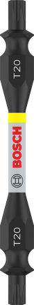 PRO Impact 抗衝擊雙頭型起子頭,含 Pick and Click 索引,T20,65 mm Bosch PRO 雙頭衝擊鑽頭 T20 65 毫米。.
