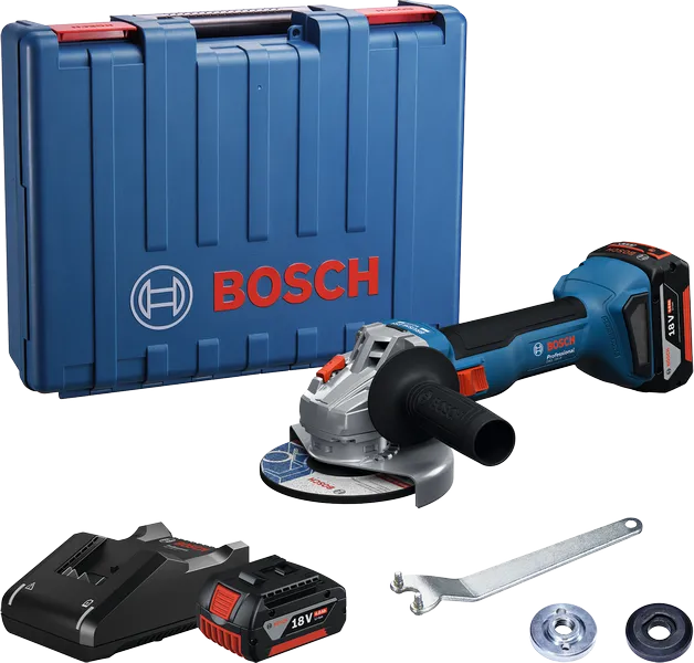 Bosch 18V-8 無線角磨機套裝，附盒子。.