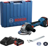 BoschGWS 18V-8 無線角磨機套裝。