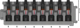 Bosch PRO R 衝擊鑽頭 8 件套，長度 55 毫米。.