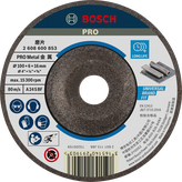 Bosch PRO 金屬砂輪 100x6x16 毫米，使用壽命長。