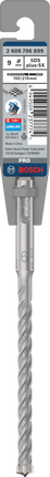 PRO SDS plus-5X 四溝鎚鑽鑽頭,9 x 150 x 210 mm PRO SDS plus-5X 四溝鎚鑽鑽頭,9 x 150 x 210 mm