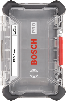 Bosch PRO 大號空箱，配有安全的紅色閂鎖。.