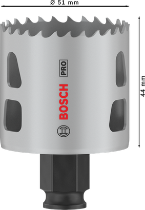 Bosch PRO 多材質 PC Plus 孔鋸 51 mm。.