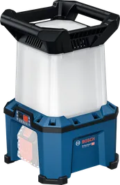 Bosch GLA 18VH worklight with 12Ah ProCORE battery.