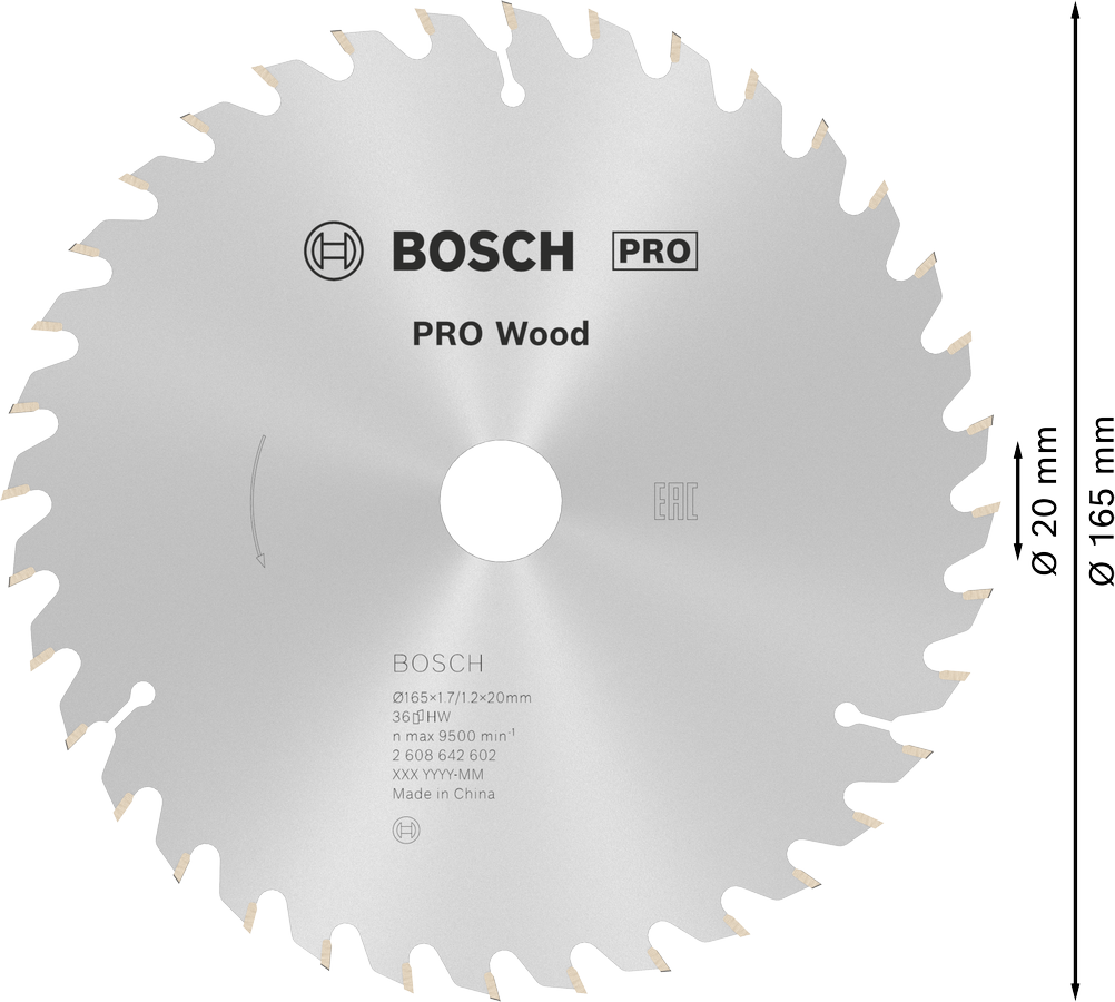 PRO Wood 木工圓鋸片