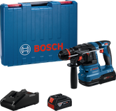 BoschGBH 18V-22 旋轉錘鑽，附電池和盒子。