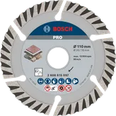 Bosch Stone 鑽石鋸片 110 毫米，用於切割石材。.