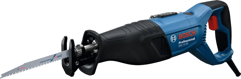 Bosch 12-30 往復鋸配有符合人體工學的手柄。.