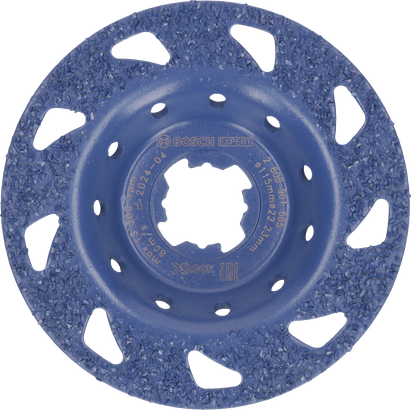 超耐久多材質專業款 Bosch EXPERT 多材質硬質合金磨頭中等扁平 115 毫米。.